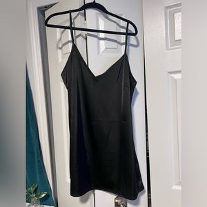 nastygal satin slip dress